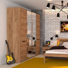 АФИНА А11а Шкаф для одежды (крафт) в Миассе - miass.mebel24.online | фото 2