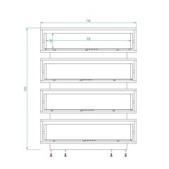 Александрия Комод (ЛДСП дуб сонома/белый бриллиант) в Миассе - miass.mebel24.online | фото 2