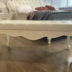 Банкетка Мишель (белый матовый) в Миассе - miass.mebel24.online | фото 6