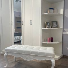 Банкетка Мишель (белый матовый) в Миассе - miass.mebel24.online | фото 5