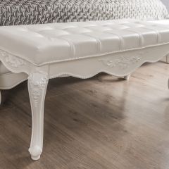 Банкетка Мишель (белый матовый) в Миассе - miass.mebel24.online | фото 4