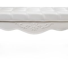 Банкетка Мишель (белый матовый) в Миассе - miass.mebel24.online | фото 2