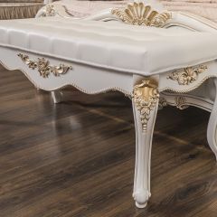 Банкетка Натали (белый глянец) в Миассе - miass.mebel24.online | фото 4