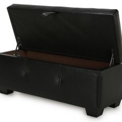 Банкетка-сундук Шерри College Black в Миассе - miass.mebel24.online | фото 3
