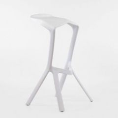 Барный стул Barneo N-227 Miura белый в Миассе - miass.mebel24.online | фото 3