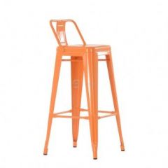 Барный стул Barneo N-242 Tolix Style 2003 Оранжевый в Миассе - miass.mebel24.online | фото