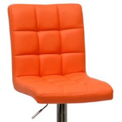 Барный стул Barneo N-48 Kruger оранжевый в Миассе - miass.mebel24.online | фото 3