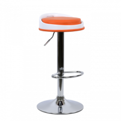 Барный стул Barneo N-49 Pin оранжевый в Миассе - miass.mebel24.online | фото