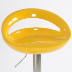 Барный стул Barneo N-6 Disco желтый глянец в Миассе - miass.mebel24.online | фото 2