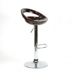 Барный стул Barneo N-6 Disco темно-коричневый глянец в Миассе - miass.mebel24.online | фото 3
