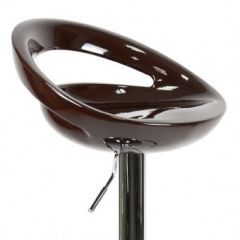 Барный стул Barneo N-6 Disco темно-коричневый глянец в Миассе - miass.mebel24.online | фото 4