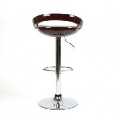 Барный стул Barneo N-6 Disco темно-коричневый глянец в Миассе - miass.mebel24.online | фото 5