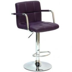 Барный стул Barneo N-69 Kruger Arm Фиолетовый в Миассе - miass.mebel24.online | фото