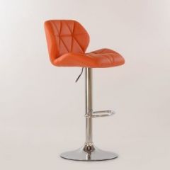 Барный стул Barneo N-85 Diamond оранжевый в Миассе - miass.mebel24.online | фото 2