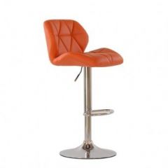 Барный стул Barneo N-85 Diamond оранжевый в Миассе - miass.mebel24.online | фото 1