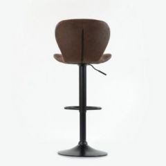Барный стул Barneo N-86 Time / Black / VPU Brown Vintage коричневый винтаж PK970-18 в Миассе - miass.mebel24.online | фото 2