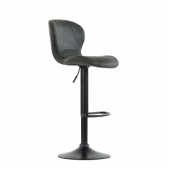 Барный стул Barneo N-86 Time / Black / VPU Dark Gray Vintage серый винтаж 970-11 в Миассе - miass.mebel24.online | фото