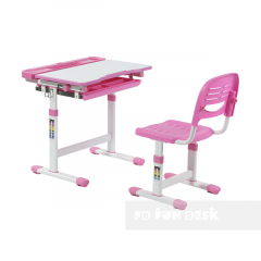 Комплект парта + стул трансформеры Cantare Pink в Миассе - miass.mebel24.online | фото 2