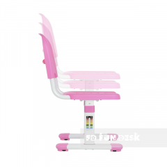 Комплект парта + стул трансформеры Cantare Pink в Миассе - miass.mebel24.online | фото 7