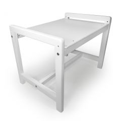 Детский растущий комплект стол и два стула  Я САМ "Лофт" (Белый, Белый) в Миассе - miass.mebel24.online | фото 3