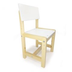 Детский растущий комплект стол и два стула  Я САМ "Лофт" (Белый, Сосна) в Миассе - miass.mebel24.online | фото 5