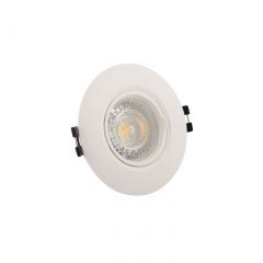 DK3028-WH Встраиваемый светильник, IP 20, 10 Вт, GU5.3, LED, белый, пластик в Миассе - miass.mebel24.online | фото 3