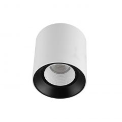 DK3090-WB+WH Светильник накладной IP 20, 10 Вт, GU5.3, LED, бело-черный/белый, пластик в Миассе - miass.mebel24.online | фото