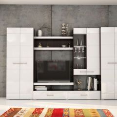 Фиеста №15 Комод с 6ю ящ (Венге/Белый глянец) в Миассе - miass.mebel24.online | фото 2