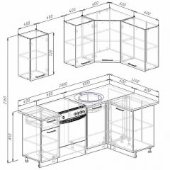 Кухонный гарнитур угловой Бланка 2000х1200 (Стол. 26мм) в Миассе - miass.mebel24.online | фото 2