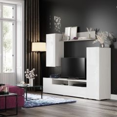 Гостиная Аннели (Белый/Белый глянцевый) в Миассе - miass.mebel24.online | фото