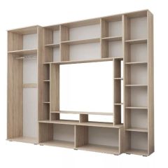Гостиная Белла (Дуб Сонома/Белый глянец) в Миассе - miass.mebel24.online | фото 2