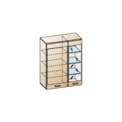 Гостиная Камелия Композиция 1 (Гикори Джексон светлый) в Миассе - miass.mebel24.online | фото 9