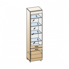 Гостиная Камелия Композиция 11 (Гикори Джексон светлый) в Миассе - miass.mebel24.online | фото 2