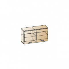 Гостиная Камелия Композиция 5 (Гикори Джексон темный) в Миассе - miass.mebel24.online | фото 7