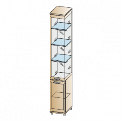 Гостиная Мелисса Композиция 11 (Гикори Джексон светлый) в Миассе - miass.mebel24.online | фото 3