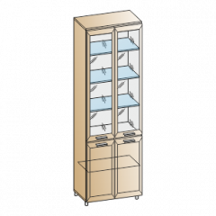 Гостиная Мелисса Композиция 3 (Гикори Джексон светлый) в Миассе - miass.mebel24.online | фото 7