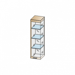 Гостиная Мелисса Композиция 8 (Гикори Джексон светлый) в Миассе - miass.mebel24.online | фото 3