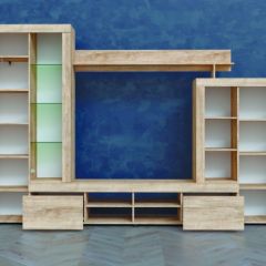 Гостиная МИРАЖ-1 (Дуб баррик) в Миассе - miass.mebel24.online | фото 2