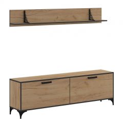 Гостиная Оскар Лофт (Дуб Золотой) в Миассе - miass.mebel24.online | фото 2
