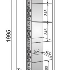 Гостиная Скарлетт (Бодега светлая) в Миассе - miass.mebel24.online | фото 5