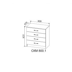 Гостиная Софи (модульная) дуб сонома/белый глянец в Миассе - miass.mebel24.online | фото 13