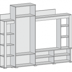 Гостиная Техас в Миассе - miass.mebel24.online | фото 4