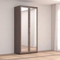 Кэт-4 Шкаф 2-х ств (2 дв зерк) (МДФ Венге) в Миассе - miass.mebel24.online | фото