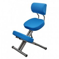 Коленный стул со спинкой Smartstool КМ01ВМ + Чехлы в Миассе - miass.mebel24.online | фото