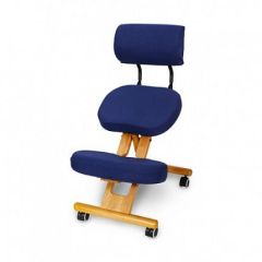 Коленный стул со спинкой Smartstool KW02В + Чехлы в Миассе - miass.mebel24.online | фото 3