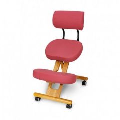 Коленный стул со спинкой Smartstool KW02В + Чехлы в Миассе - miass.mebel24.online | фото 5