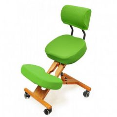 Коленный стул со спинкой Smartstool KW02В + Чехлы в Миассе - miass.mebel24.online | фото 6