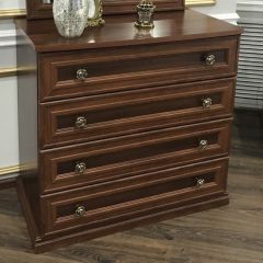 Комод 4 ящика Афина + Зеркало ППУ Афина (караваджо) в Миассе - miass.mebel24.online | фото 3