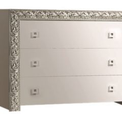 Комод Тиффани Premium слоновая кость/серебро (ТФКМ-1(П) в Миассе - miass.mebel24.online | фото