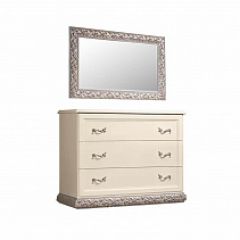 Комод Тиффани штрих-лак/серебро (ТФКМ-1) в Миассе - miass.mebel24.online | фото